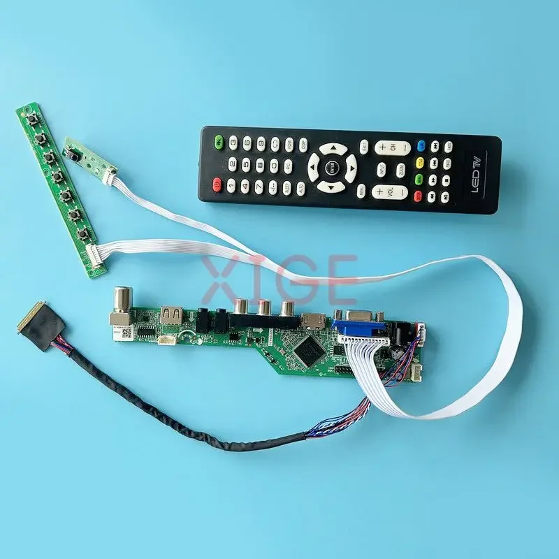 Для CLAA156WB11A CLAA156WB13A 1366x768 экран ноутбука 40-контактный LVDS аналоговый телевизор HDMI + VGA + AV + USB 15,6 "комплект платы контроллера драйвера DIY
Для CLAA156WB11A CLAA156WB13A 1366x768 экран ноутбука 40-контактный LVDS аналоговый телевизор HDMI + VGA + AV + USB 15,6 "комплект платы контроллера драйвера DIY