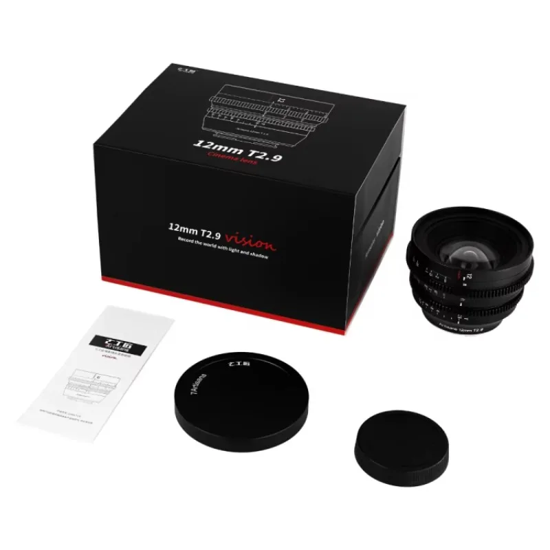 New 7artisans Photoelectric 12mm T2.9 Large Aperture APS-C MF Ultra Wide Angle Cine Lens for E/FX/M43/EOS-R/Z/L
New 7artisans Photoelectric 12mm T2.9 Large Aperture APS-C MF Ultra Wide Angle Cine Lens for E/FX/M43/EOS-R/Z/L