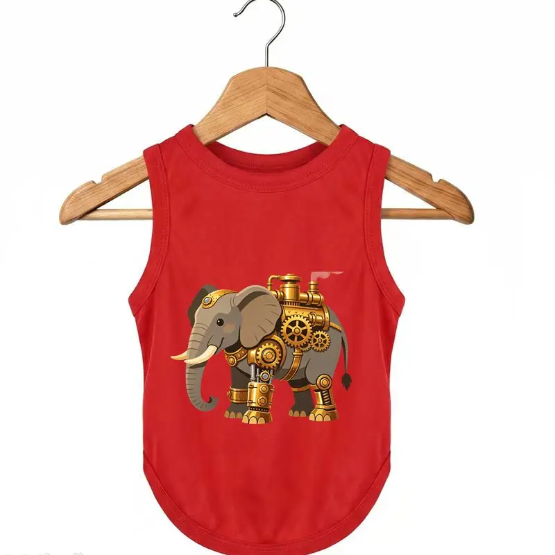 Cool Elephant Print Dog Summer Clothes Breathable Vest
Cool Elephant Print Dog Summer Clothes Breathable Vest