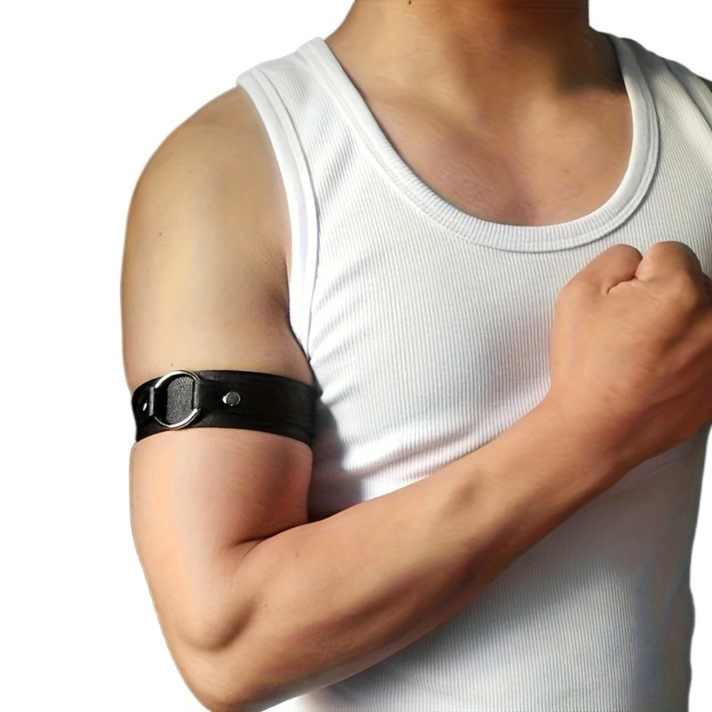 Men's Fashion PU Leather Armband Adjustable Armband with Strap Street Style Gothic Style Arm Strap Punk Fetish Sexy Accessory
Men's Fashion PU Leather Armband Adjustable Armband with Strap Street Style Gothic Style Arm Strap Punk Fetish Sexy Accessory