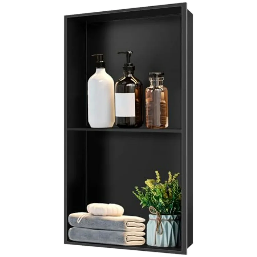 Black Shower Niche Stainless Steel Wall Niche 9 X 25 No Tile Needed Double Tier Recessed Niches Shower Insert for Bathroom Stor
Black Shower Niche Stainless Steel Wall Niche 9 X 25 No Tile Needed Double Tier Recessed Niches Shower Insert for Bathroom Stor