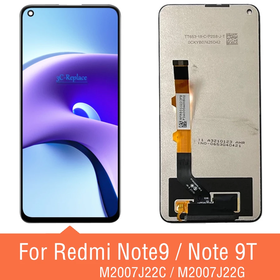 LCD For Xiaomi Redmi Note 9 5G M2007J22C LCD Display Touch Screen Assembly Replacement For Redmi Note 9T M2007J22G LCD
LCD For Xiaomi Redmi Note 9 5G M2007J22C LCD Display Touch Screen Assembly Replacement For Redmi Note 9T M2007J22G LCD
