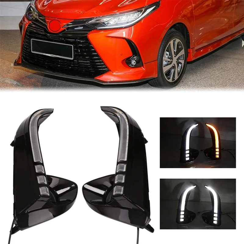 1 Pair Car LED Daytime Running Light DRL Headlight Waterproof Fog Light For Toyota Vios Yaris 2020 2021 Car Accessories
1 Pair Car LED Daytime Running Light DRL Headlight Waterproof Fog Light For Toyota Vios Yaris 2020 2021 Car Accessories
