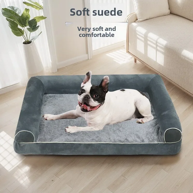 Sponge four seasons available kennel square pet nest breathable pet bed cool in summer winter warm sofa
Sponge four seasons available kennel square pet nest breathable pet bed cool in summer winter warm sofa