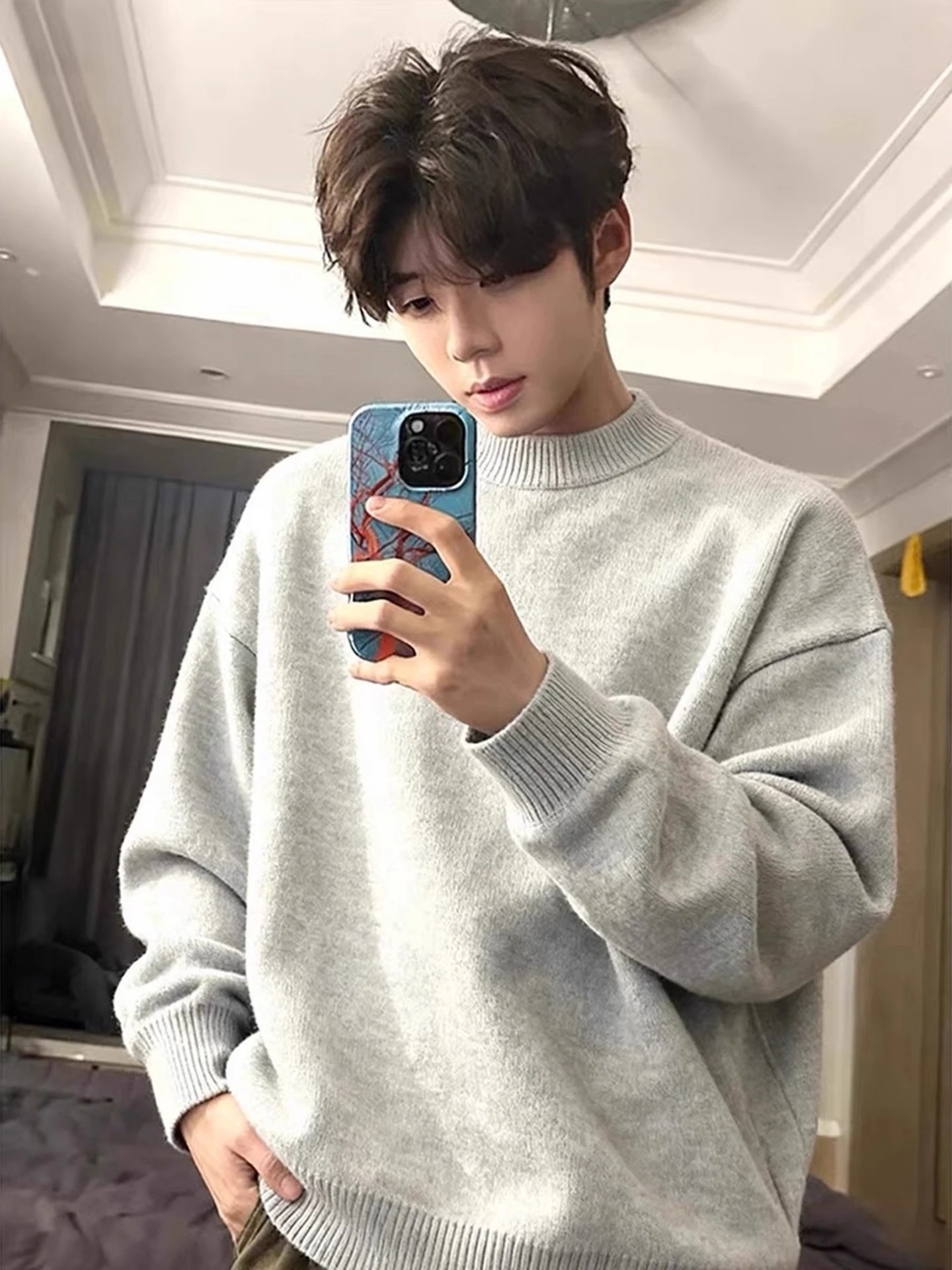 Men's round Ne Knitwear Base Layer Lazy Sle Inner Wear White ey Autumn Winter Faion Brand High-End Sensation Casual L...
Men's round Ne Knitwear Base Layer Lazy Sle Inner Wear White ey Autumn Winter Faion Brand High-End Sensation Casual L...