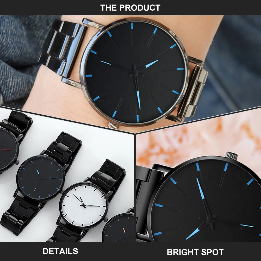 Stainless Steel Men Watch Quartz Wrist Watch Casual Fashion Simple Style Classic Elegant Gift for Husband Boyfriend Son
Stainless Steel Men Watch Quartz Wrist Watch Casual Fashion Simple Style Classic Elegant Gift for Husband Boyfriend Son