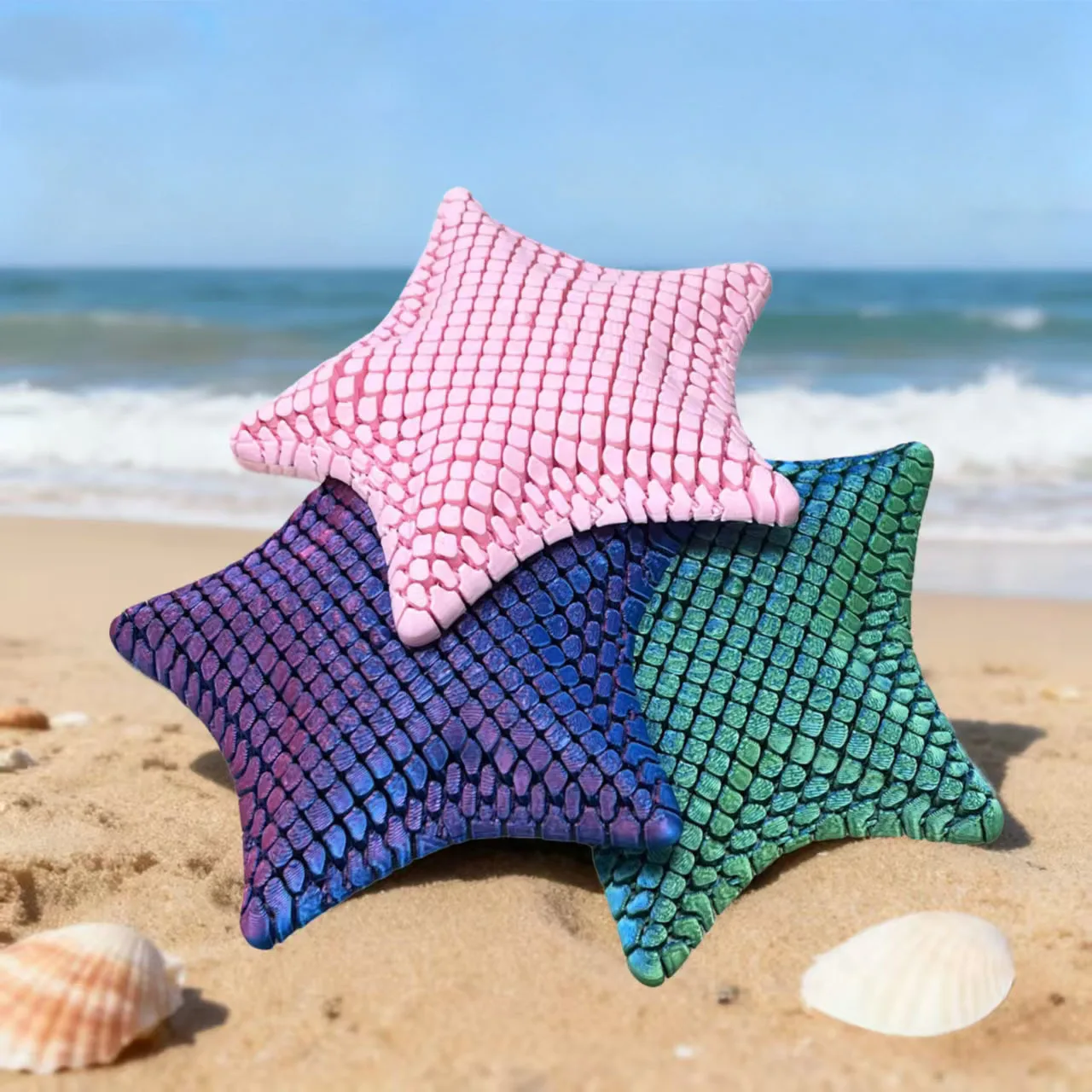 3D Printed Articulated Starfish Fidget Toy Flexible Stress Relief Toy Movable Joints Decompression Toy Marine Animal Desk Decor
3D Printed Articulated Starfish Fidget Toy Flexible Stress Relief Toy Movable Joints Decompression Toy Marine Animal Desk Decor