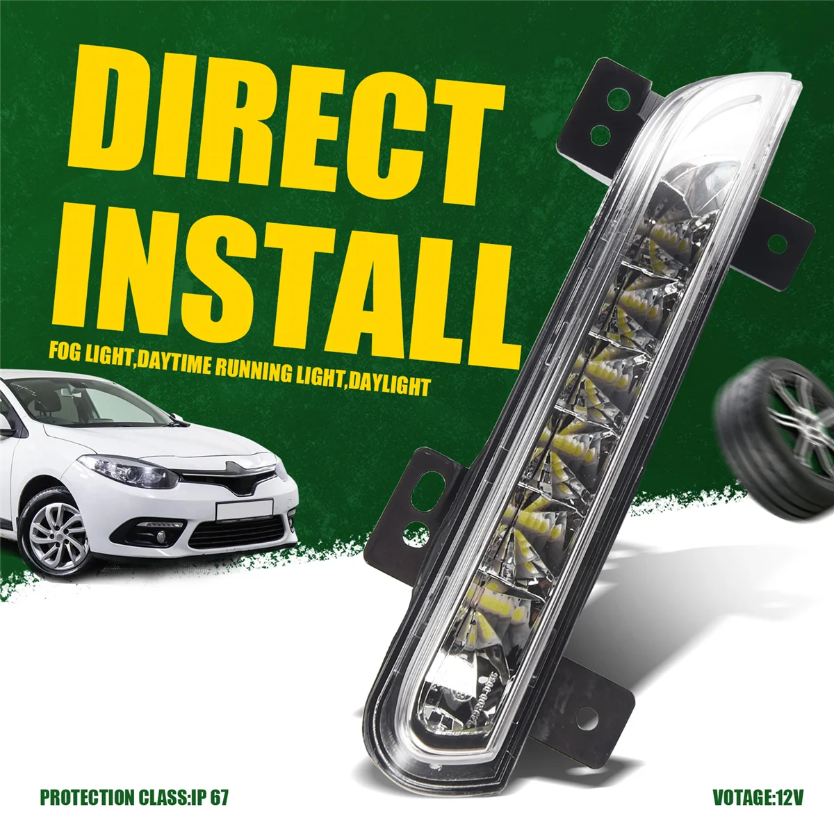 Горячие передние левые светодиодные противотуманные фары DRL для Renault Fluence 2014+, автоматические фары дальнего света, дневные ходовые огни Bumpe
Горячие передние левые светодиодные противотуманные фары DRL для Renault Fluence 2014+, автоматические фары дальнего света, дневные ходовые огни Bumpe