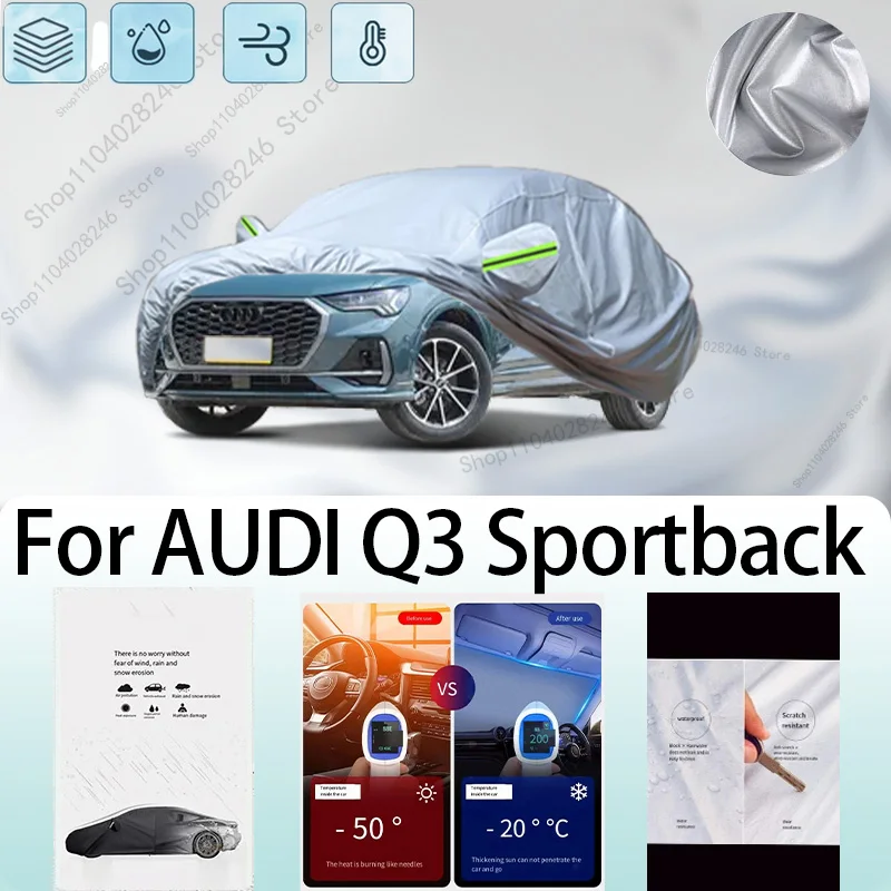 For AUDI Q3 Sportback Car clothing sun protection snow prevention antifreeze car protective cover auto cover
For AUDI Q3 Sportback Car clothing sun protection snow prevention antifreeze car protective cover auto cover