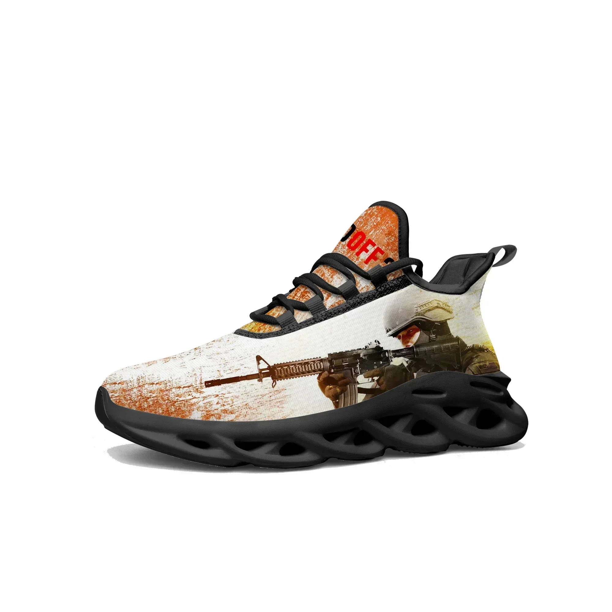 Кроссовки Standoff 2 Flats в стиле мультфильмов для мужчин, женщин и подростков, спортивные беговые кроссовки высокого качества, модные, на заказ, на шнуровке
Кроссовки Standoff 2 Flats в стиле мультфильмов для мужчин, женщин и подростков, спортивные беговые кроссовки высокого качества, модные, на заказ, на шнуровке