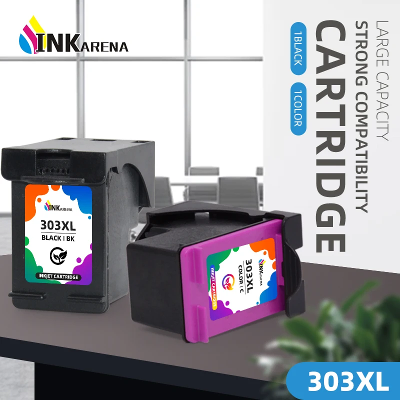 Inkarena 303XL Ink Cartridge Replacement For HP 303 XL For HP303 Envy 6220 7820 7822 7830 7158 7132 7120 7164 Printer
Inkarena 303XL Ink Cartridge Replacement For HP 303 XL For HP303 Envy 6220 7820 7822 7830 7158 7132 7120 7164 Printer