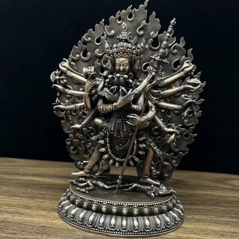 Seiko литье красной меди, чтобы сделать старую статую Будды Shengle King Kong, украшение для дома
Seiko литье красной меди, чтобы сделать старую статую Будды Shengle King Kong, украшение для дома