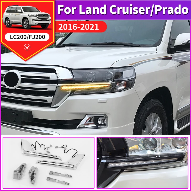 Dynamic LED Turn Signal Light For Toyota Land Cruiser 200 LC200 2016-2021 Upgrade Modification Accessories Daytime Running lamp
Dynamic LED Turn Signal Light For Toyota Land Cruiser 200 LC200 2016-2021 Upgrade Modification Accessories Daytime Running lamp