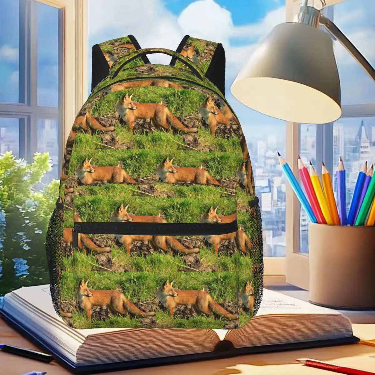 Forest Fox Backpack Student Boys Girls BookBag Children School Bag Computer Shoulder Bags for Men Women
Forest Fox Backpack Student Boys Girls BookBag Children School Bag Computer Shoulder Bags for Men Women