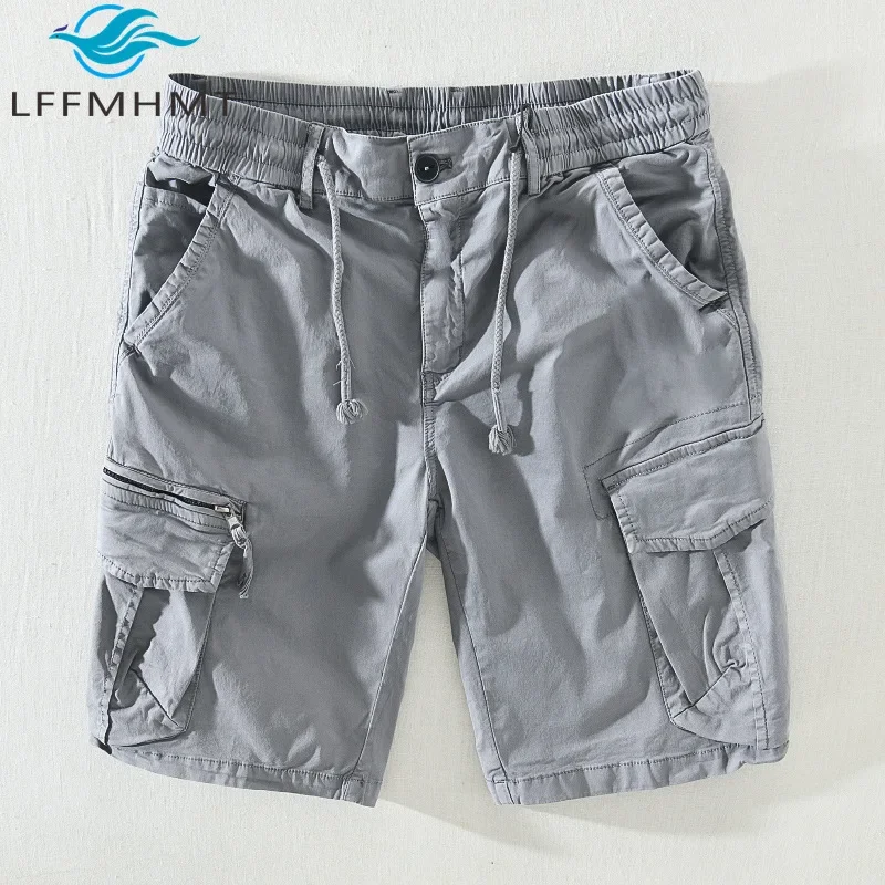 BL6201 Summer New Fashion Men's Multi Pockets Cargo Shorts High Quality Elastic Waist Solid Color Simple Basic Half Length Pants
BL6201 Summer New Fashion Men's Multi Pockets Cargo Shorts High Quality Elastic Waist Solid Color Simple Basic Half Length Pants