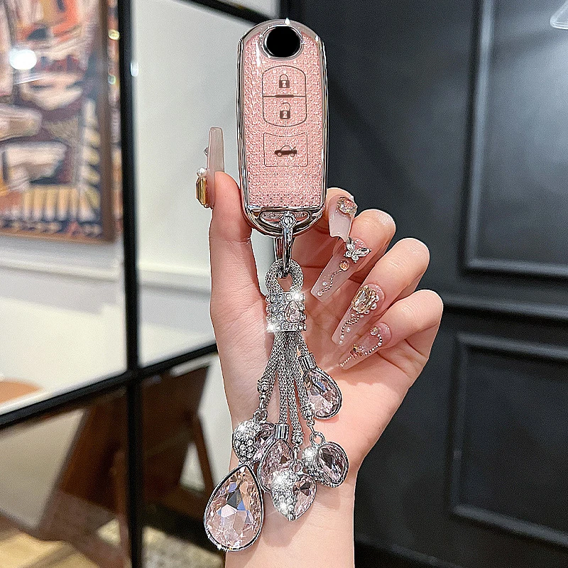Pink Diamond for MAZDA 2 3 5 6 CX-3 CX-5 CX-7 CX-9 Speed Miata MX5 Shell Jacket Protector 2 3 Button Car Key Case Cover Fob Bag
Pink Diamond for MAZDA 2 3 5 6 CX-3 CX-5 CX-7 CX-9 Speed Miata MX5 Shell Jacket Protector 2 3 Button Car Key Case Cover Fob Bag
