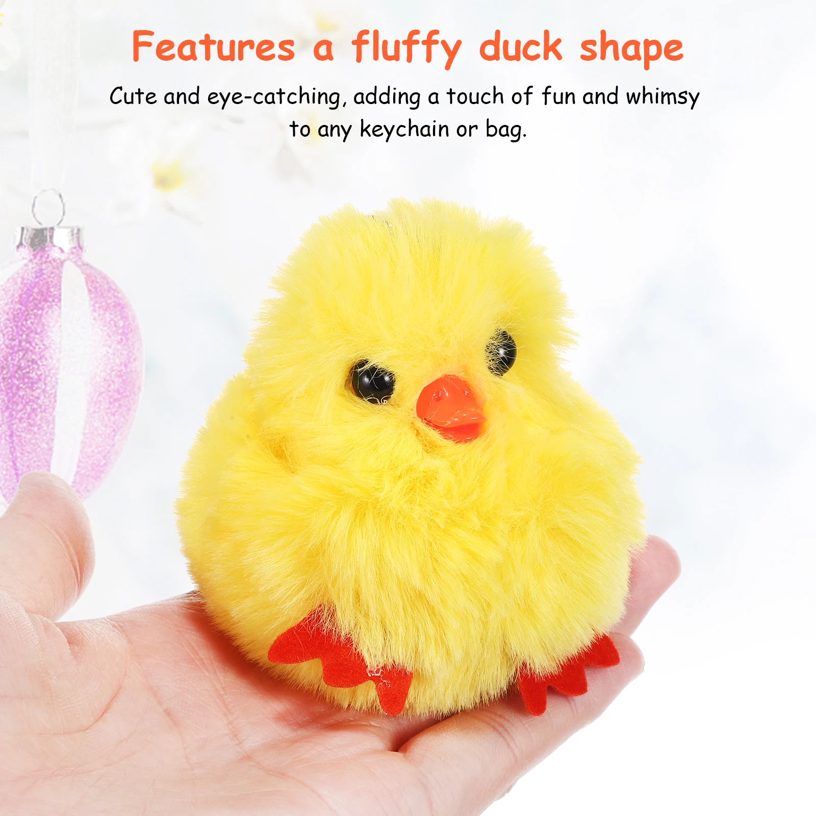 10 pcs Little Keychain 15x6cm Stuffed Animal Bag Pendant Cute Cartoon Keychains Easter Ducks Lightweight
10 pcs Little Keychain 15x6cm Stuffed Animal Bag Pendant Cute Cartoon Keychains Easter Ducks Lightweight