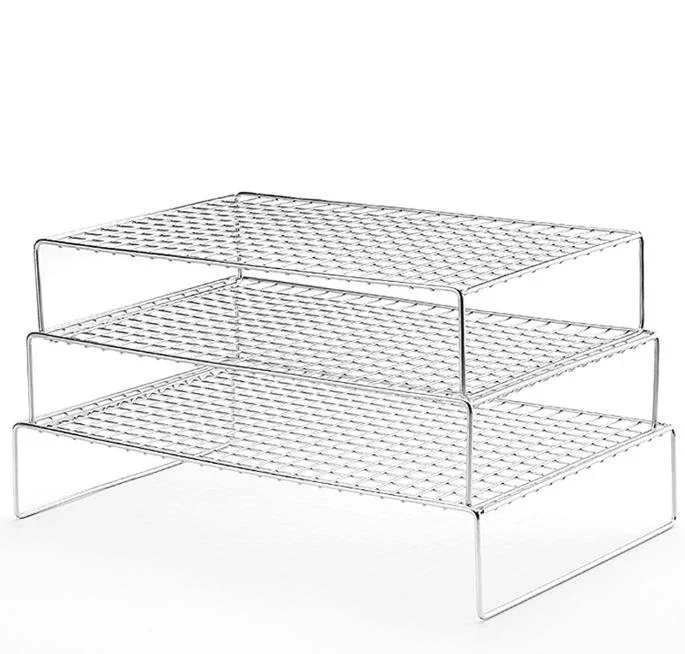 3PC Stainless Steel Three-Layer Cake Cooling Rack Barbecue Net Cooling Rack Grilling Accessories Barbacoa Accesorios
3PC Stainless Steel Three-Layer Cake Cooling Rack Barbecue Net Cooling Rack Grilling Accessories Barbacoa Accesorios