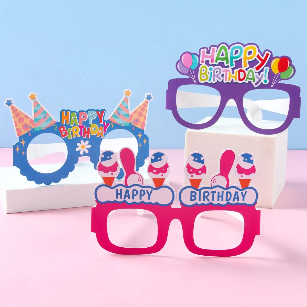 HUIRAN Happy Birthday Paper Glasses Party Decor Kids Boy Girl 1st Happy Birthday Party Decoration Kids Photo Props
HUIRAN Happy Birthday Paper Glasses Party Decor Kids Boy Girl 1st Happy Birthday Party Decoration Kids Photo Props