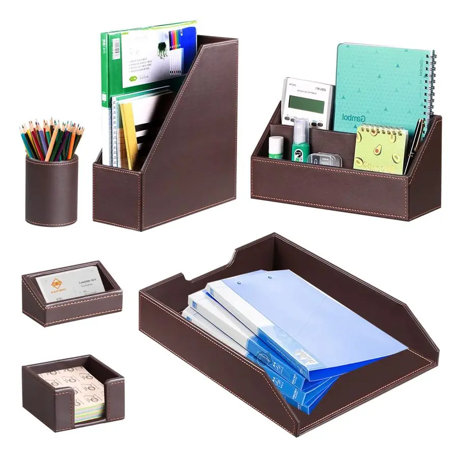 Accessories and Workspace Organizers, 6 PCS Office Supplies Organization Set Pencil Cup, Business Card Holder, Sticky Note Dispe
Accessories and Workspace Organizers, 6 PCS Office Supplies Organization Set Pencil Cup, Business Card Holder, Sticky Note Dispe