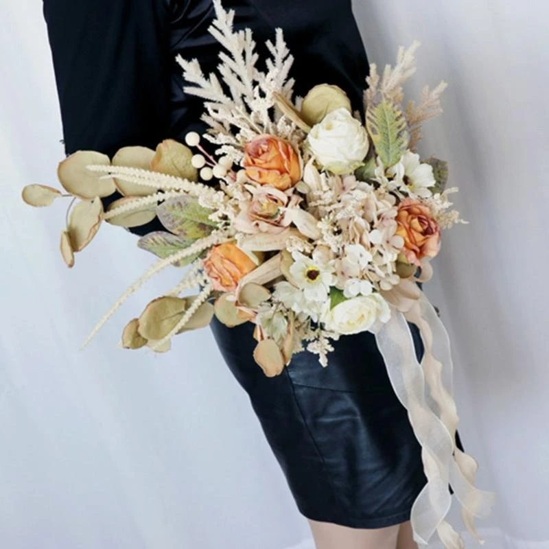 Wedding Bouquets Artificial Bride Bouquets for Wedding Party Centerpieces, Ceremony, Anniversary, Photography Props 15UB
Wedding Bouquets Artificial Bride Bouquets for Wedding Party Centerpieces, Ceremony, Anniversary, Photography Props 15UB