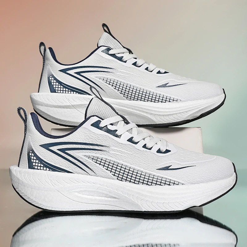 Мужские кроссовки для марафона, спортивные кроссовки с карбоновой пластиной, воздушной подушкой, дышащие, легкие, удобные, нескользящие.
Мужские кроссовки для марафона, спортивные кроссовки с карбоновой пластиной, воздушной подушкой, дышащие, легкие, удобные, нескользящие.