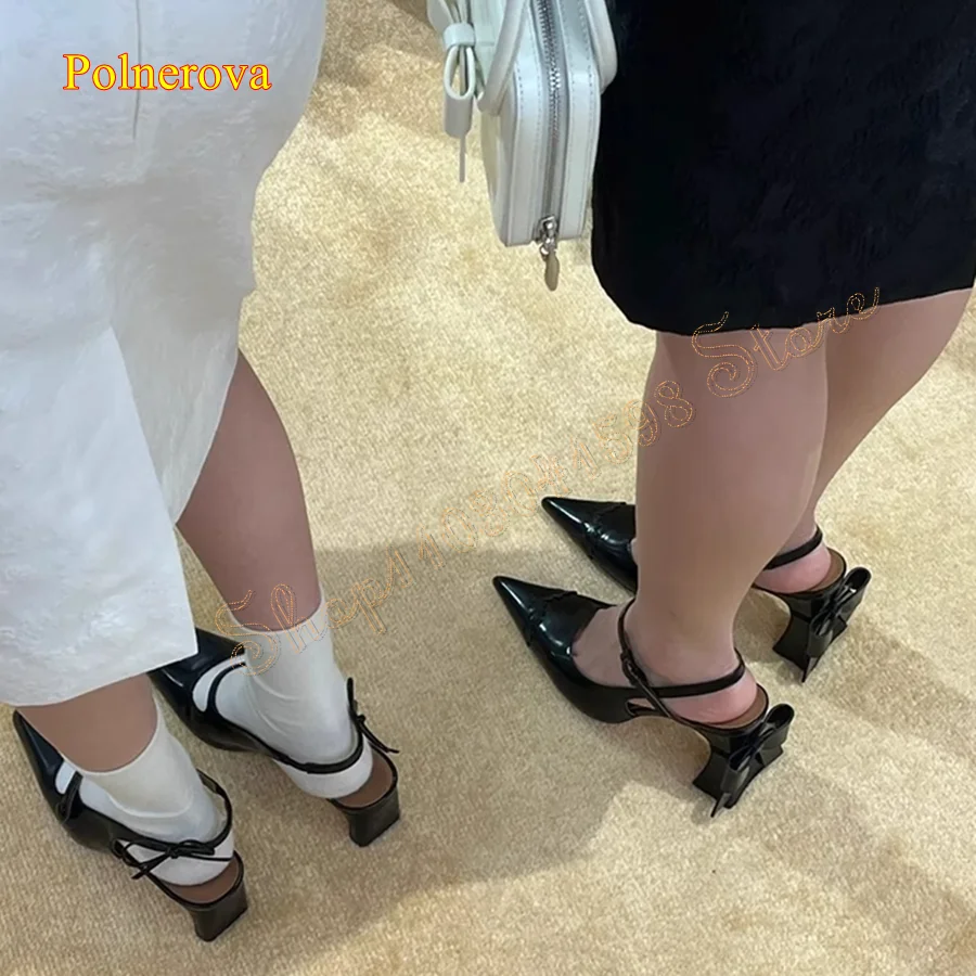 Pointed Toe Leather Pumps Striped Heel Bow Sandals Buckle Women Shoes Wedding Party Heels Plus Size 2024 New Zapatos Para Mujere
Pointed Toe Leather Pumps Striped Heel Bow Sandals Buckle Women Shoes Wedding Party Heels Plus Size 2024 New Zapatos Para Mujere