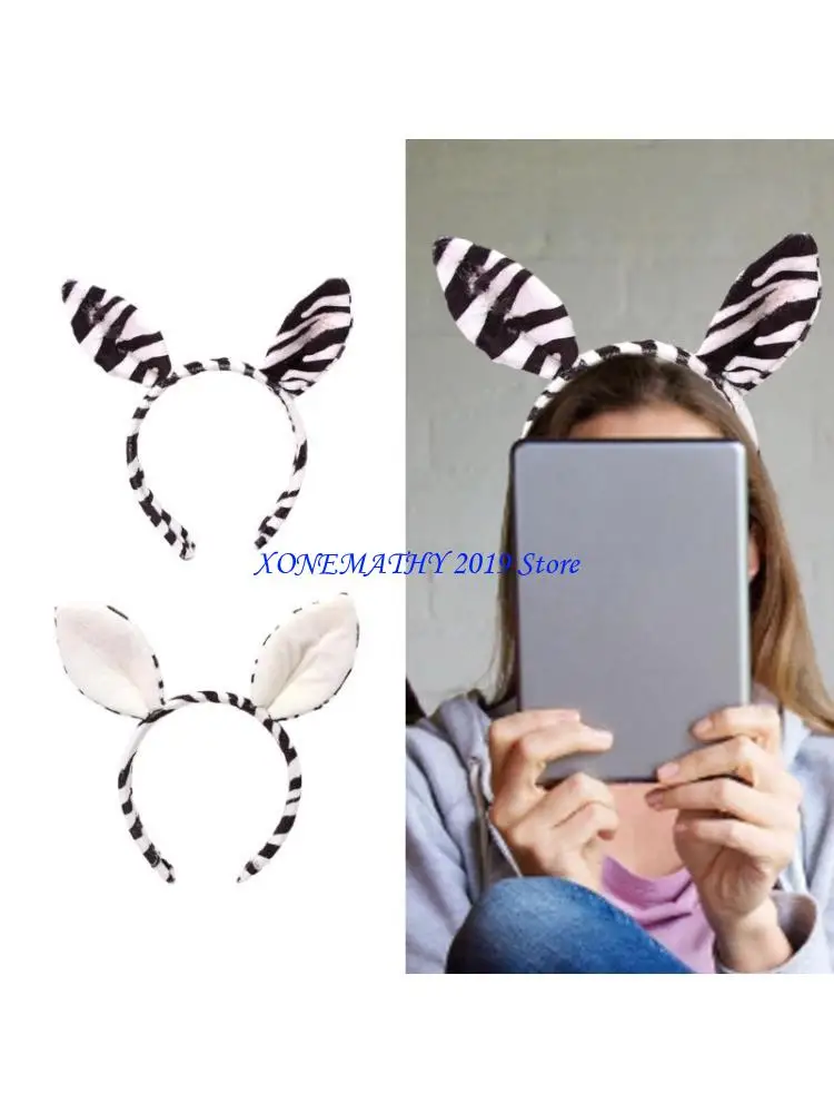 F42F Головной убор с ушками зебры, праздничные повязки на голову, стильное животное для фестиваля
F42F Головной убор с ушками зебры, праздничные повязки на голову, стильное животное для фестиваля
