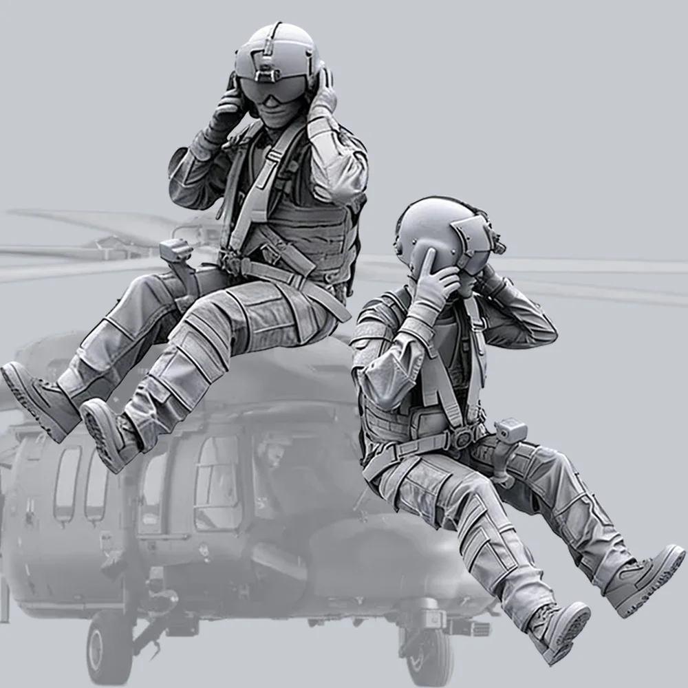 1/35 Resin Model Kit Military Soldier US Helicopter Pilot Unpainted DIY Assembly High Quality Collection Display Decor Gift
1/35 Resin Model Kit Military Soldier US Helicopter Pilot Unpainted DIY Assembly High Quality Collection Display Decor Gift