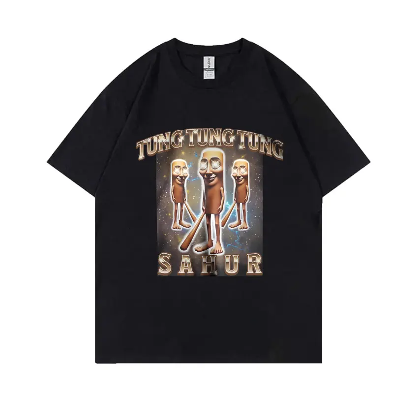 Tung Tung Tung Sahur Funny Baseball Bat Meme T-shirt Men Women Fashion Casual Humor T Shirts Male Aesthetic Streetwear Tshirt
Tung Tung Tung Sahur Funny Baseball Bat Meme T-shirt Men Women Fashion Casual Humor T Shirts Male Aesthetic Streetwear Tshirt