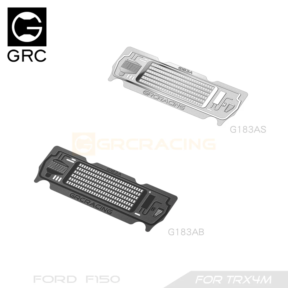 GRC 1/18 декоративный лист из нержавеющей стали для TRX-4M TRX4MT Ford F150, вариант обновления резервуара для воды, детали # G183AS / G183AB
GRC 1/18 декоративный лист из нержавеющей стали для TRX-4M TRX4MT Ford F150, вариант обновления резервуара для воды, детали # G183AS / G183AB