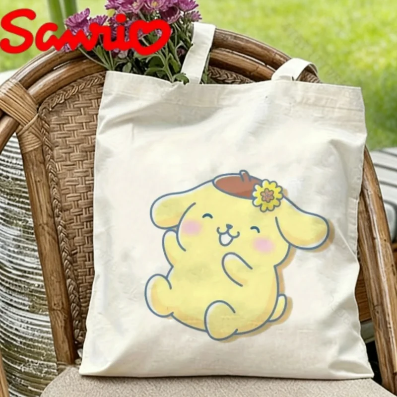 1pc Sanrio Pom Pom Purin Canvas Tote Bag Double-sided Happy Print Eco-friendly Reusable Shoulder Bag
1pc Sanrio Pom Pom Purin Canvas Tote Bag Double-sided Happy Print Eco-friendly Reusable Shoulder Bag