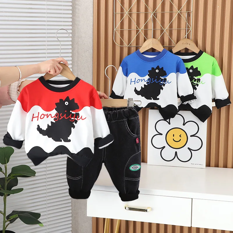 Boys Clothing Sets Spring Autumn 2024 Children T-shirts Coats Pants 2pcs Tracksuits For Baby Sports Suit Kids Outfits Toddler 5Y
Boys Clothing Sets Spring Autumn 2024 Children T-shirts Coats Pants 2pcs Tracksuits For Baby Sports Suit Kids Outfits Toddler 5Y