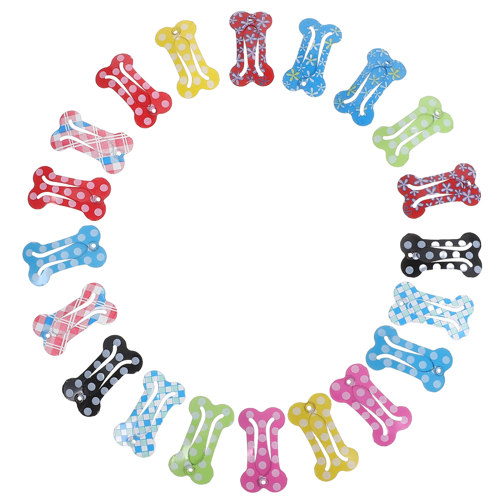 20 Pcs Bone Shaped Hair Clips Durable Pet Accessories for Masquerade Birthday Parties Photo Taking Dog Ponytail Holders Styling
20 Pcs Bone Shaped Hair Clips Durable Pet Accessories for Masquerade Birthday Parties Photo Taking Dog Ponytail Holders Styling