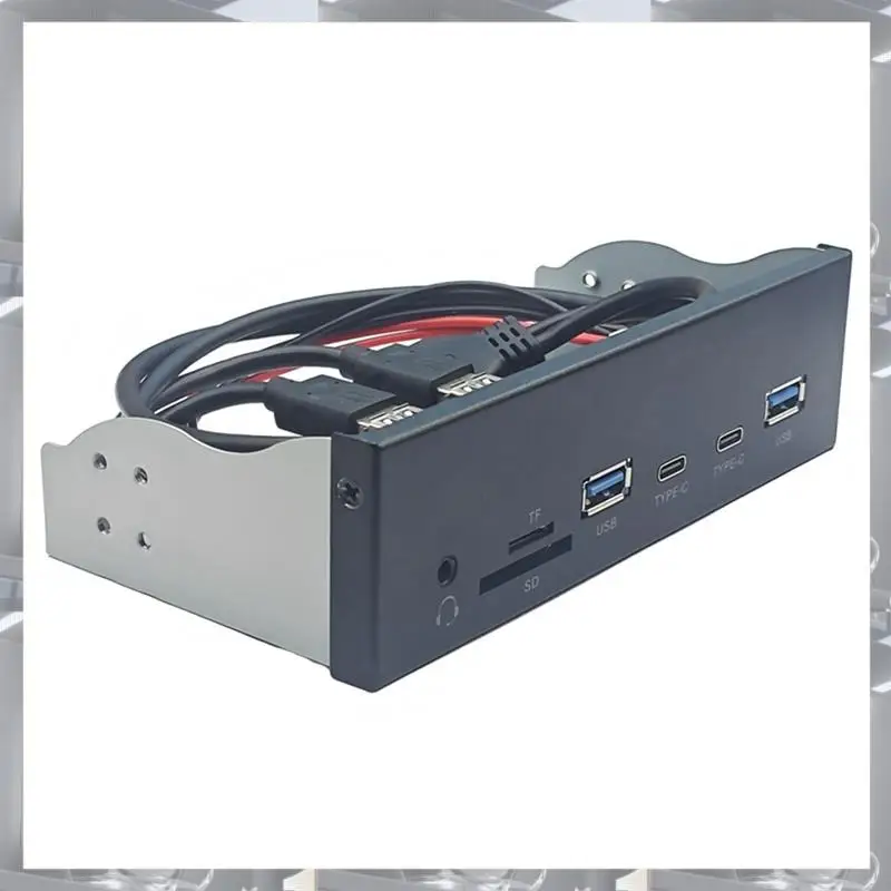 Горячая продажа передней панели USB для ПК 2 X USB 3.2 GEN1 5 Гбит/с + 2 концентратора TYPE-C + гарнитура 3,5 мм + слот TF/SD для гибкого диска 5,25 дюйма
Горячая продажа передней панели USB для ПК 2 X USB 3.2 GEN1 5 Гбит/с + 2 концентратора TYPE-C + гарнитура 3,5 мм + слот TF/SD для гибкого диска 5,25 дюйма