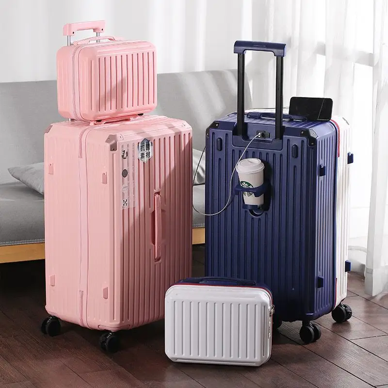 New Extra Large Capacity Unisex Luggage Cup Holder Password Lock USB Charging Mother Child Suitcase Set luggage set travel bag
New Extra Large Capacity Unisex Luggage Cup Holder Password Lock USB Charging Mother Child Suitcase Set luggage set travel bag