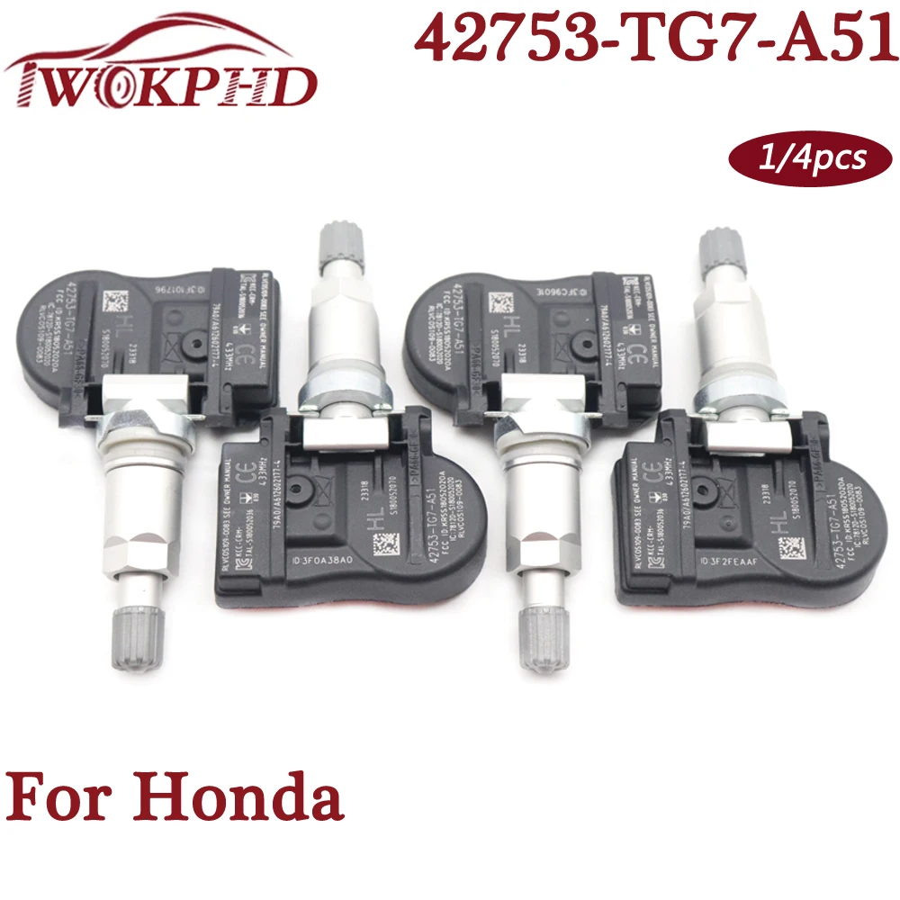 TPMS 42753-TG7-A51 Tire Pressure Sensor Wheel Monitor For Honda Pilot Ridgeline Acura NSX 3.5L 2016-2019 433MHZ 42753-T6N-A01
TPMS 42753-TG7-A51 Tire Pressure Sensor Wheel Monitor For Honda Pilot Ridgeline Acura NSX 3.5L 2016-2019 433MHZ 42753-T6N-A01