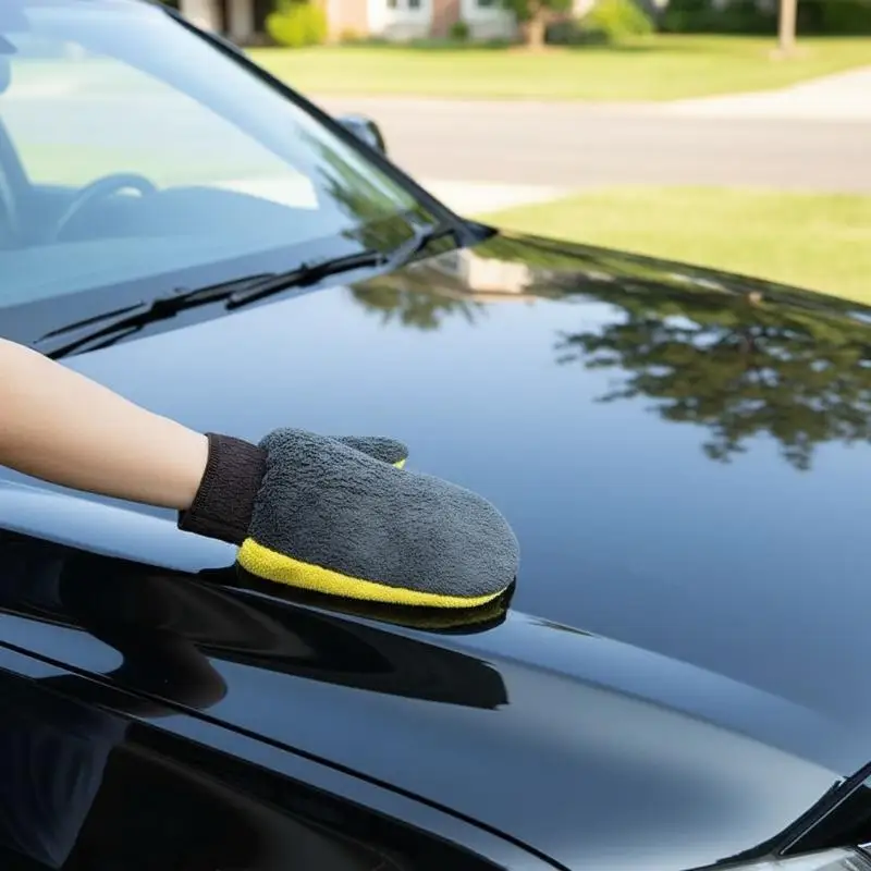 Chenille Microfiber Car Wash Gloves Set 2PCS Lint Free Cloths Easy Car Body Cleaning and Care
Chenille Microfiber Car Wash Gloves Set 2PCS Lint Free Cloths Easy Car Body Cleaning and Care