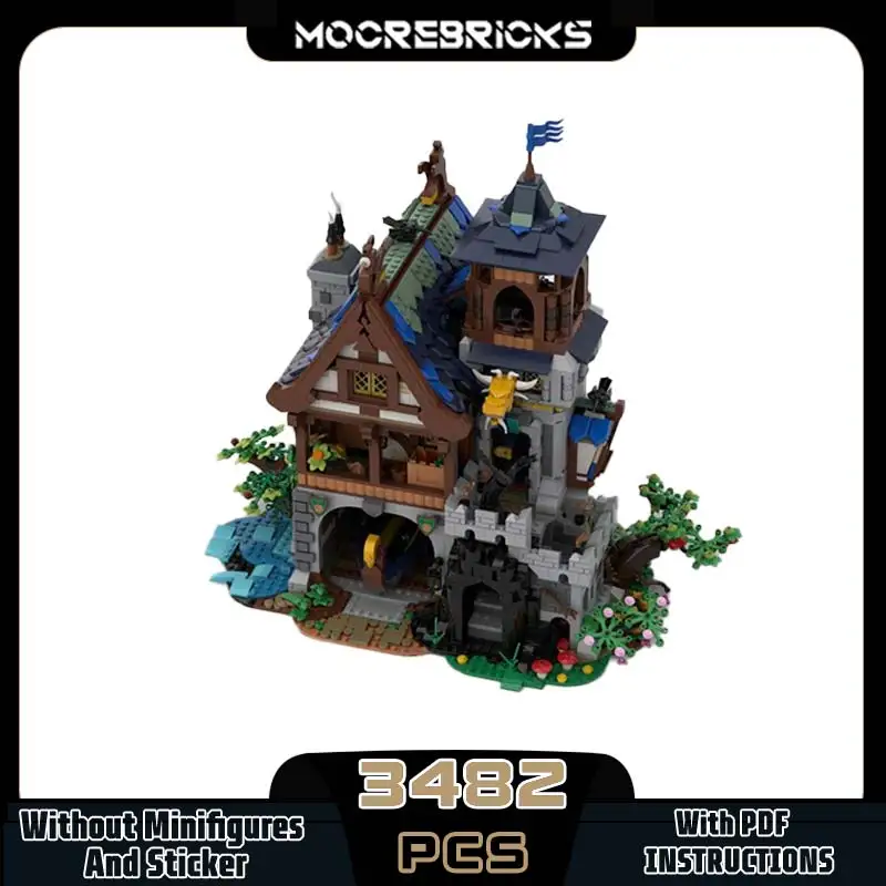 MOC- 162935 Средневековый замок, здание, оборона, башня, подвесной столб, строительный блок, сборная модель, технология, кирпичная игрушка, Рождественский подарок
MOC- 162935 Средневековый замок, здание, оборона, башня, подвесной столб, строительный блок, сборная модель, технология, кирпичная игрушка, Рождественский подарок