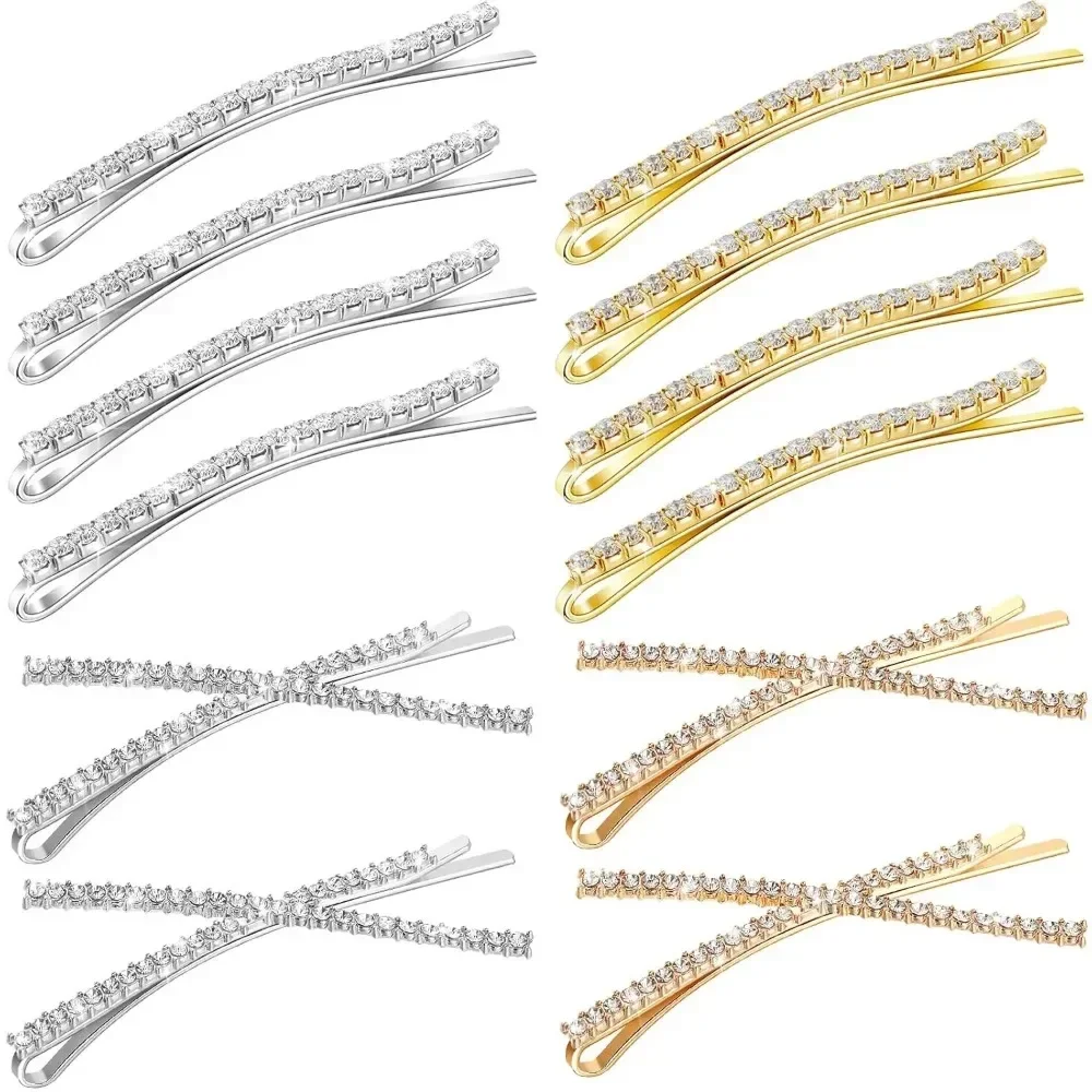 Rhinestone Bobby Pins Decorative Fancy Crystal Hair Clips Shiny Metal X Shaped Barrettes Bling Diamond Wedding Bridal Shower
Rhinestone Bobby Pins Decorative Fancy Crystal Hair Clips Shiny Metal X Shaped Barrettes Bling Diamond Wedding Bridal Shower