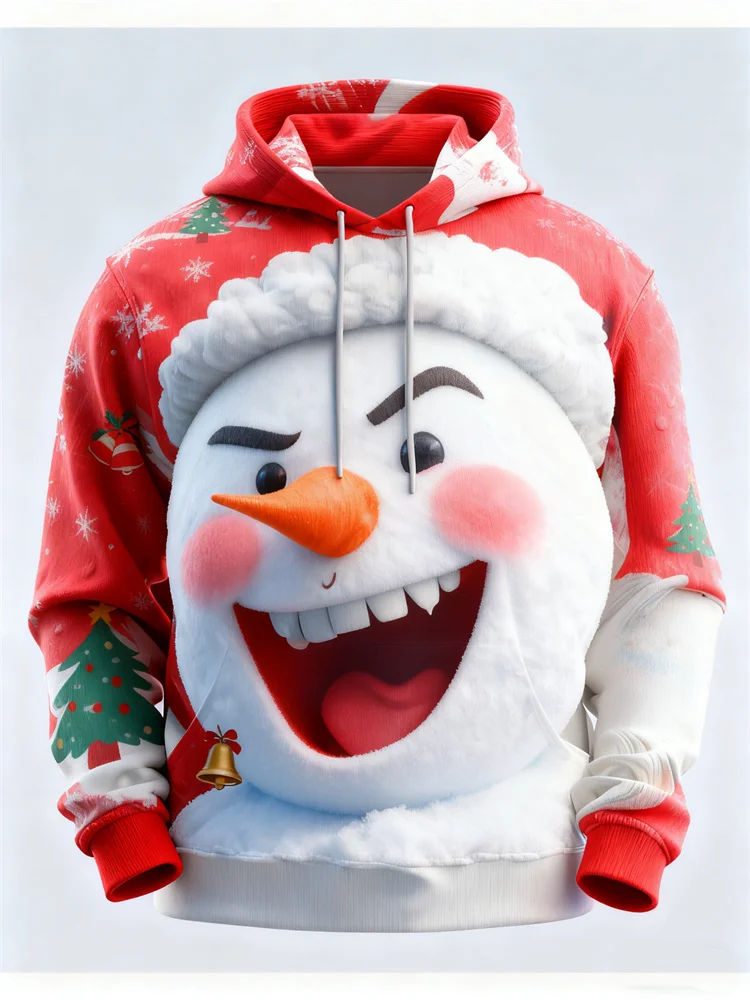 Christmas Theme Cute Snowman Graphic Hoodies 3D Print Autumn Winter Long Sleeve Unisex Clothing Loose Casual Comfort Hooded Tops
Christmas Theme Cute Snowman Graphic Hoodies 3D Print Autumn Winter Long Sleeve Unisex Clothing Loose Casual Comfort Hooded Tops