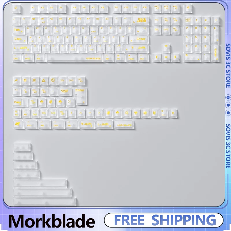 Morkblade Vector Theme Cherry Profile Keycap Set PC Misty Translucent Key Caps Customized DIY Mechanical Keyboard MX Keycap
Morkblade Vector Theme Cherry Profile Keycap Set PC Misty Translucent Key Caps Customized DIY Mechanical Keyboard MX Keycap