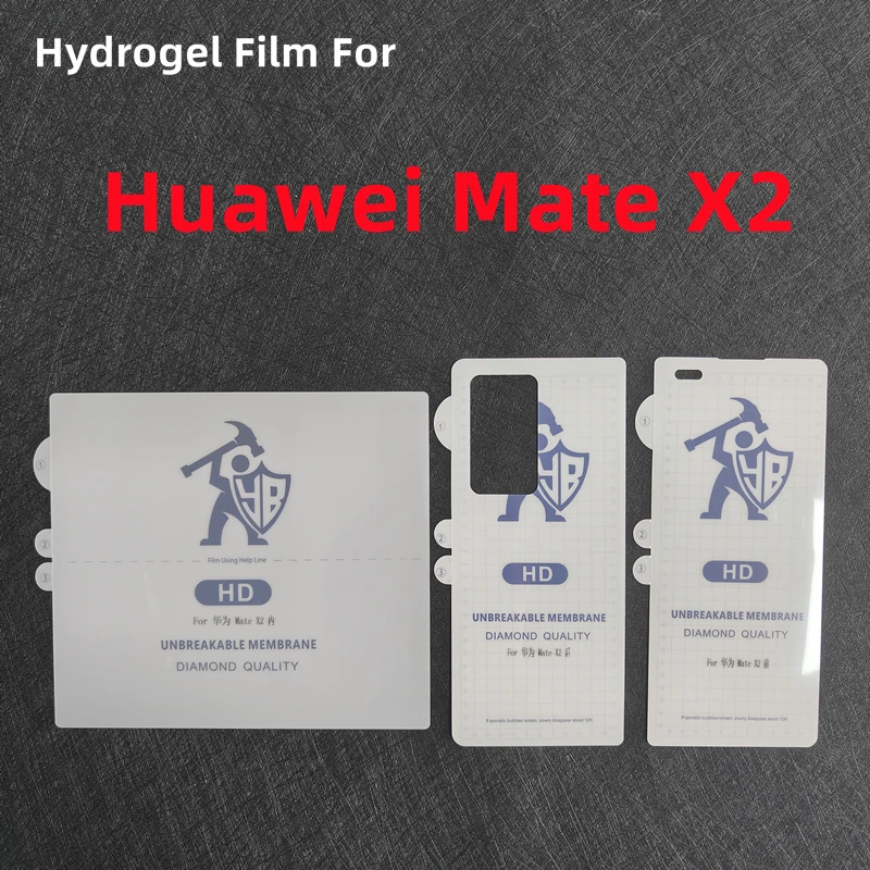 HD Hydrogel Film For Huawei Mate X2 Screen Protector For Huawei Mate X2 Clear Protective Film Unbreakable Membrane Not Glass
HD Hydrogel Film For Huawei Mate X2 Screen Protector For Huawei Mate X2 Clear Protective Film Unbreakable Membrane Not Glass