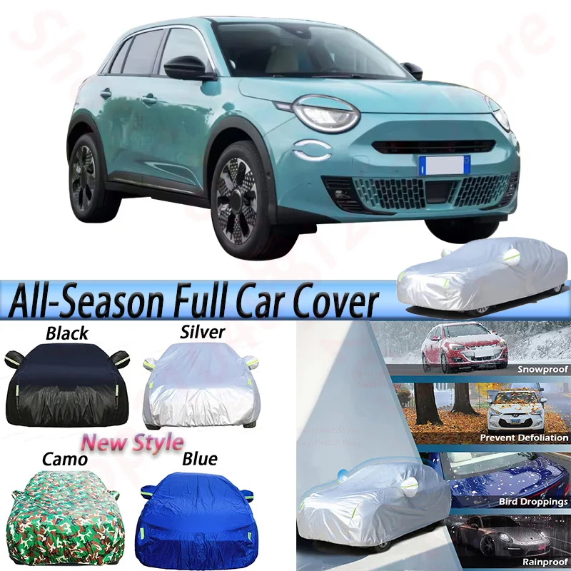 Waterproof Car Cover For Fiat 600 Abarth 600e 2023-2026 Auto Outdoor Anti-UV Sun Snow Rain Wind Scratch Resistant Cover
Waterproof Car Cover For Fiat 600 Abarth 600e 2023-2026 Auto Outdoor Anti-UV Sun Snow Rain Wind Scratch Resistant Cover