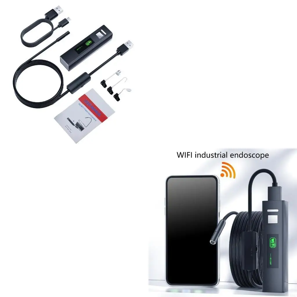 Endoscope Camera Waterproof Inspection Borescope 8 LED Snake Inspection Camera
Endoscope Camera Waterproof Inspection Borescope 8 LED Snake Inspection Camera