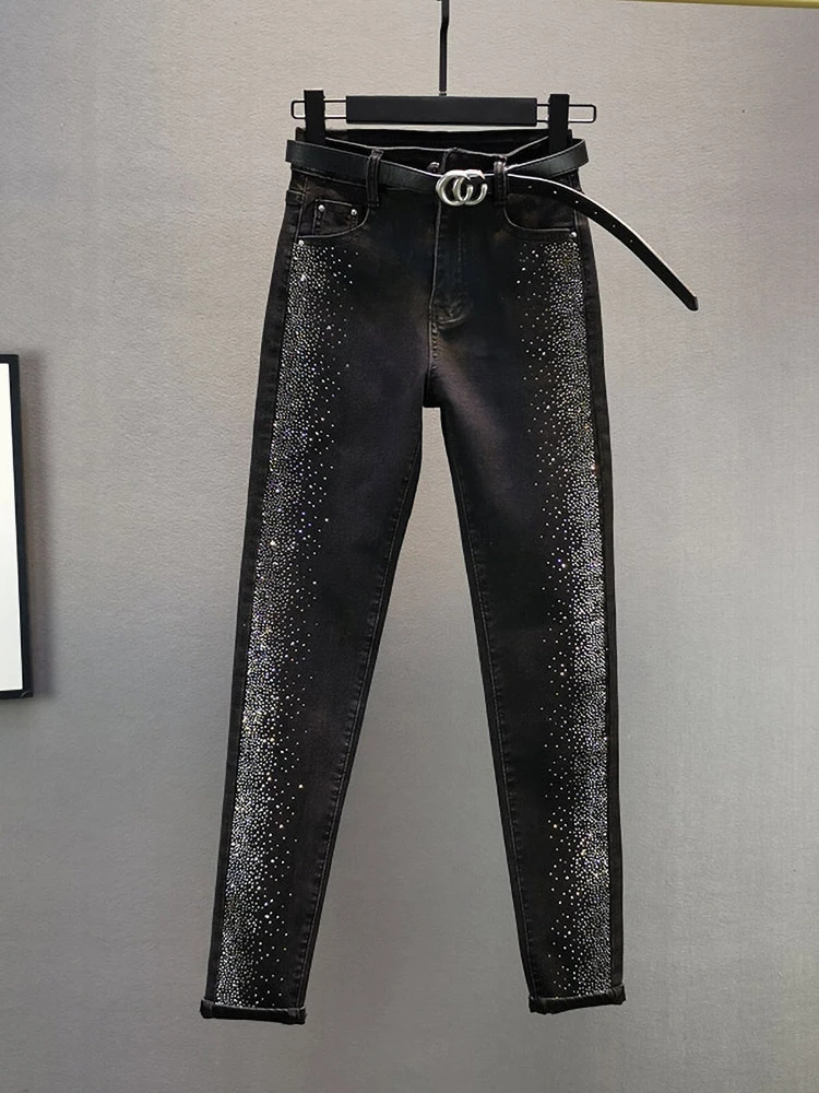 Bla Fce Lined Skinny Jeans Women's High Waist Slim Fit Cotton Stretch Winter Faion European Sle Diamond Embellied ...
Bla Fce Lined Skinny Jeans Women's High Waist Slim Fit Cotton Stretch Winter Faion European Sle Diamond Embellied ...