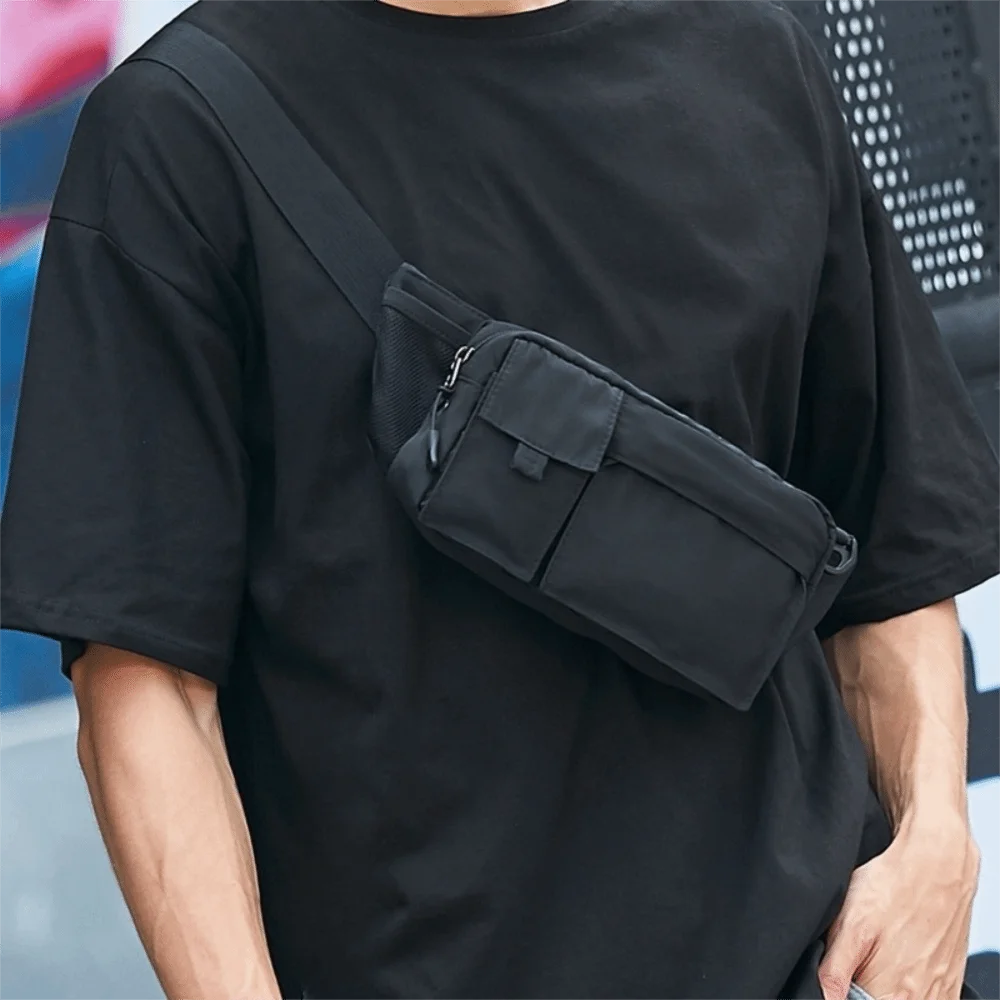 Fashion Solid Color Men Chest Bag Waist Pouch Trekking Pack Outdoor Shoulder Bag Nylon Adjustable Straps Chest Sling Bag Men
Fashion Solid Color Men Chest Bag Waist Pouch Trekking Pack Outdoor Shoulder Bag Nylon Adjustable Straps Chest Sling Bag Men