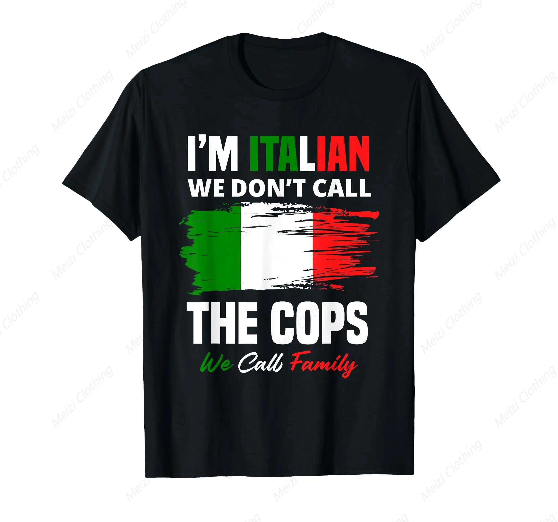 I Am An Italian Family Mafia Interesting Italian Printed T-Shirt Cool Pure Cotton Casual Short Sleeved Shirt
I Am An Italian Family Mafia Interesting Italian Printed T-Shirt Cool Pure Cotton Casual Short Sleeved Shirt