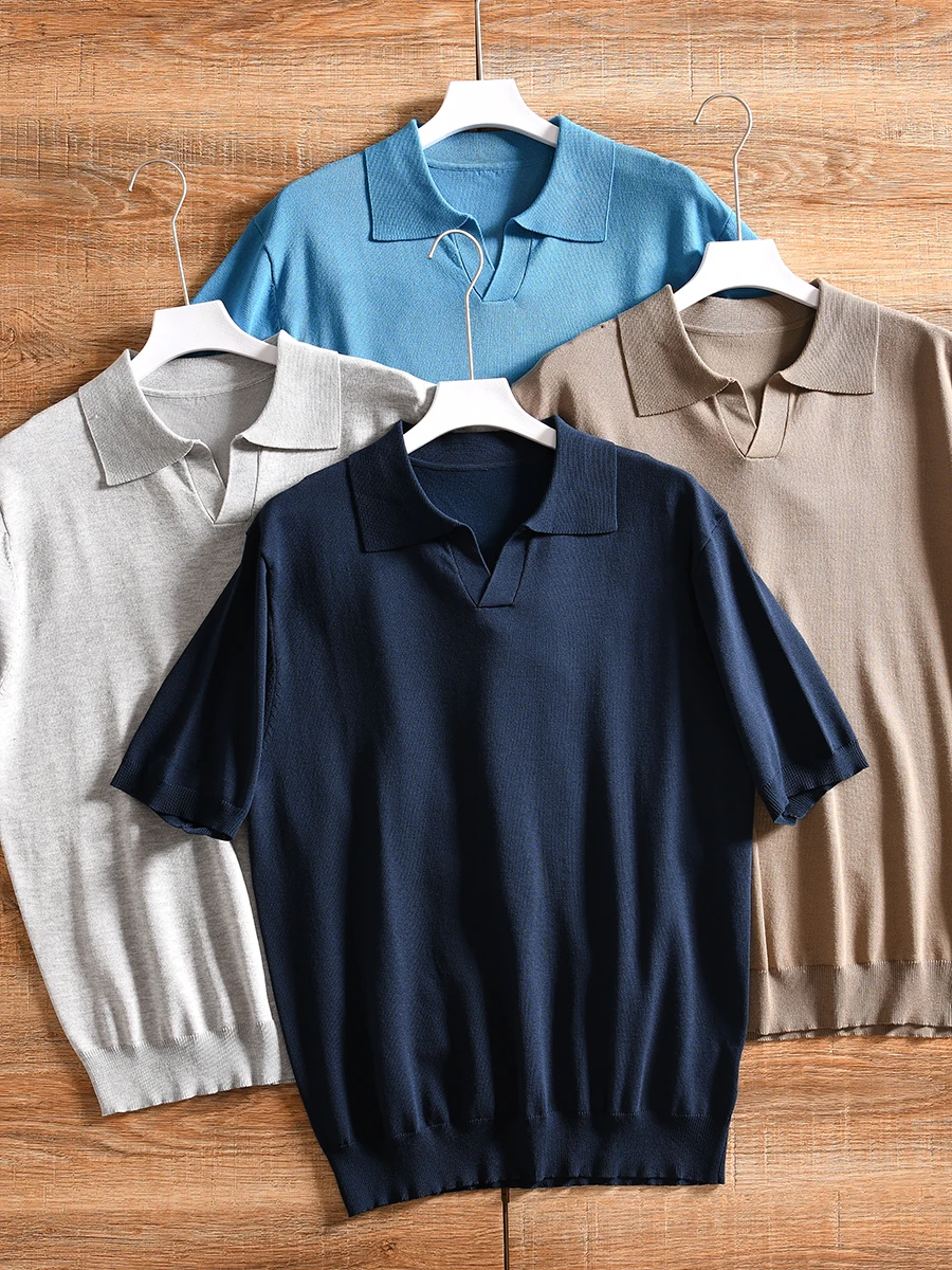 Gentleman Style Cuban Collar Knitted Short Sleeve Shirt for Men Summer Fashion Casual Business Cotton Blend
Gentleman Style Cuban Collar Knitted Short Sleeve Shirt for Men Summer Fashion Casual Business Cotton Blend