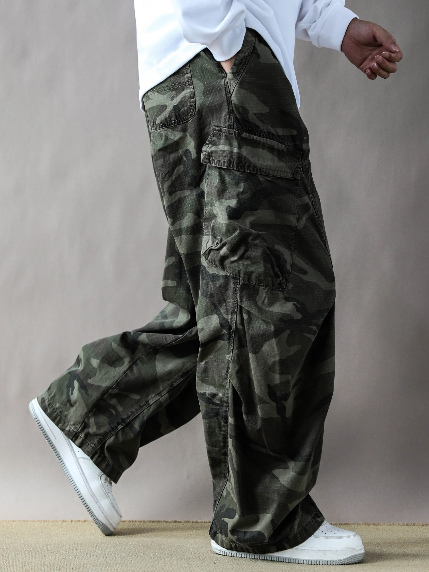 American Style Military Green Work Pants Men's Spring Autumn Loose Casual Straight Leg mid Waist Long Pants Camouflage
American Style Military Green Work Pants Men's Spring Autumn Loose Casual Straight Leg mid Waist Long Pants Camouflage